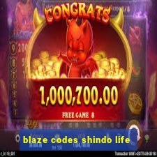 blaze codes shindo life