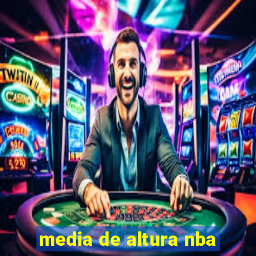 media de altura nba