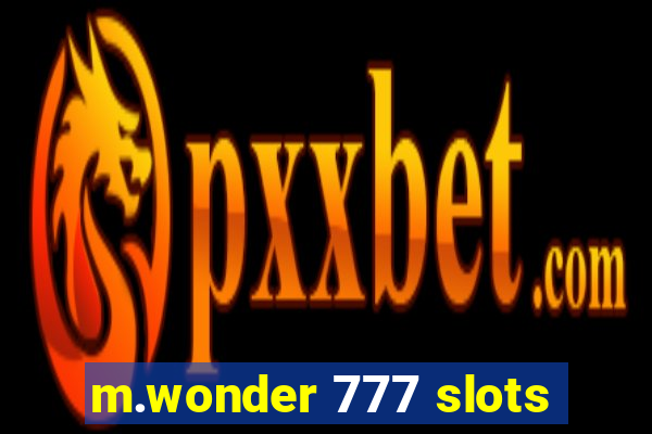 m.wonder 777 slots