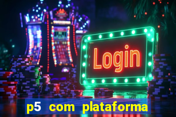 p5 com plataforma de jogos