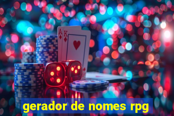 gerador de nomes rpg